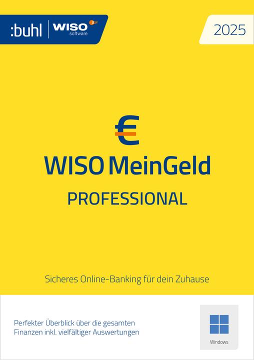 Produktbild Buhl Data Service WISO Mein Geld Professional 2025 Download Code (1 User, 1 Geräte/User, unbegrenzt)