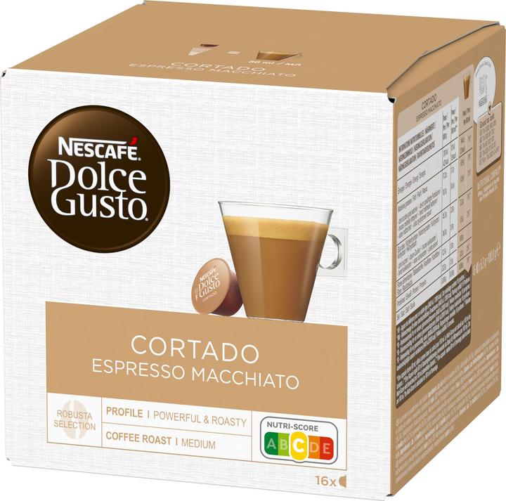 Immagine prodotto Nescafé Dolce Gusto Cortado Espresso Macchiato (16 x Porta.)