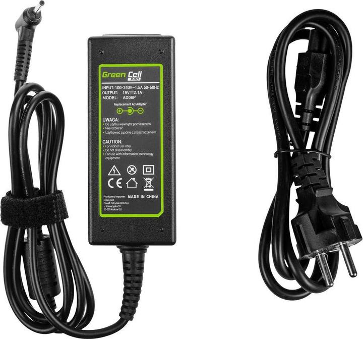 Actual product image GreenCell PRO Laptop Charger for Asus Eee PC 1001PX - 1215N X101 - 19V - 2.1A - 40W (40 W)