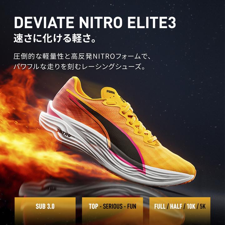 Actual product image Puma Deviate NITRO Elite 3 Fire Wns (37)