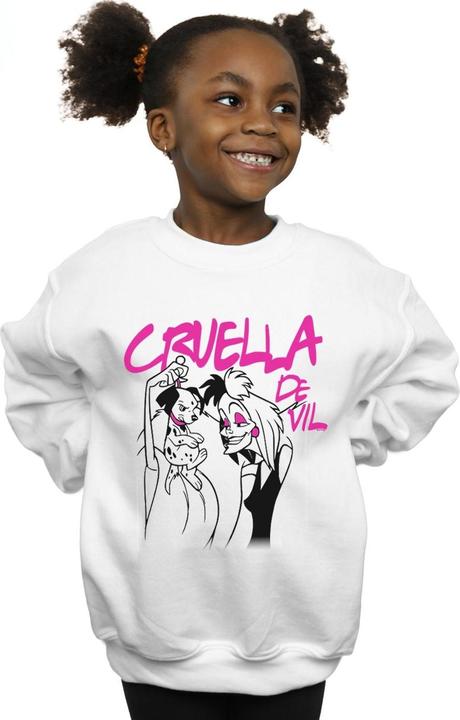 Immagine prodotto Disney Cruella De Vil Collared Felpa Ragazze (140, 146)