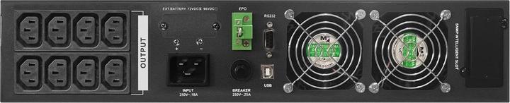 Actual product image Armac UPS RACK 19 ON-LI 3000VA LCD 6xIEC R3000IPF1 (3000 VA, 3000 W, Online double converter UPS)