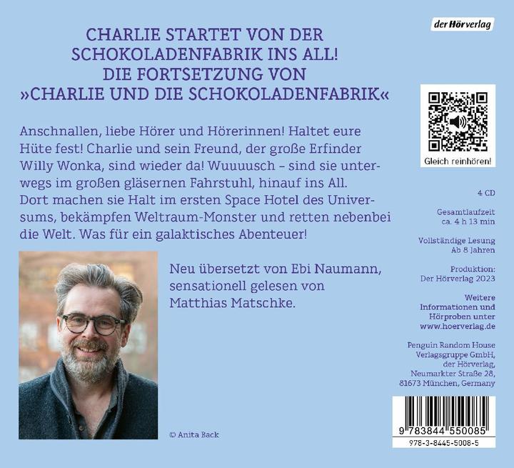 Immagine prodotto Charlie e il Grande Ascensore di Vetro (Dahl roaldo, Tedesco)