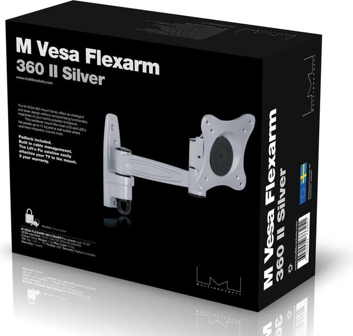 Actual product image Multibrackets M VESA Flexarm 360 II (Wall, 32", 60 kg)