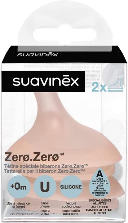 Immagine prodotto Suavinex Set di tettarelle per biberon 2 pezzi 0,0 Anticolica A