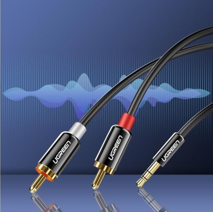 Produktbild Ugreen 2x RCA – 3.5mm Klinke (2 m, Cinch, 3.5mm Klinke (AUX))