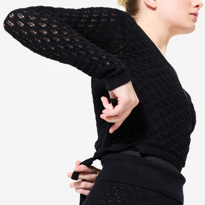 Actual product image Starever Tanz-Wickeljacke Damen - schwarz (S)