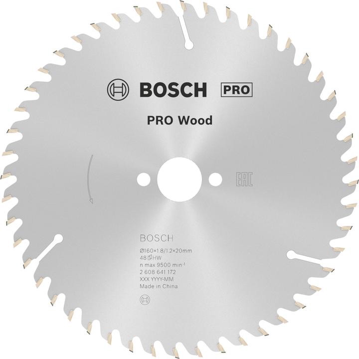 Produktbild Bosch Professional Zubehör PRO Wood Kreissägeblatt, 160 x 1.8 x 20 mm