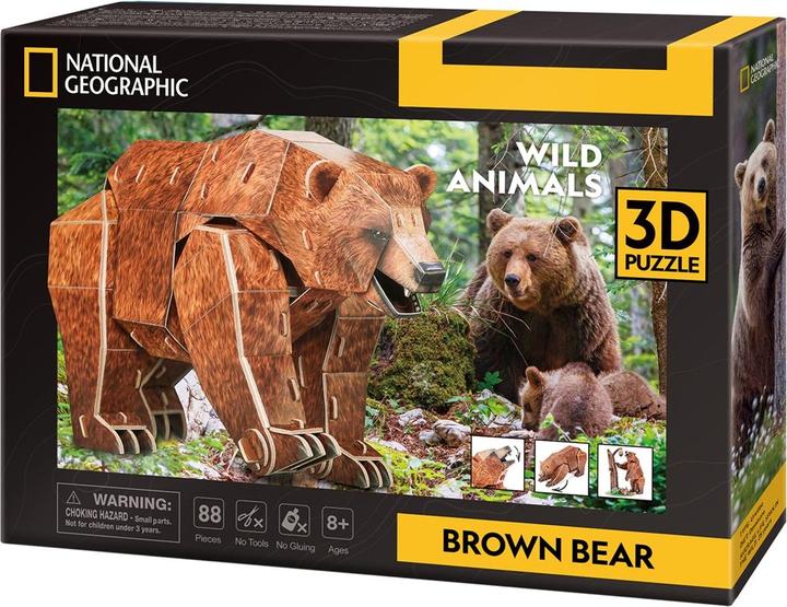 Actual product image Cubicfun 3D Puzzle Braunbär 3D Puzzle 88 Teile (88 pieces)