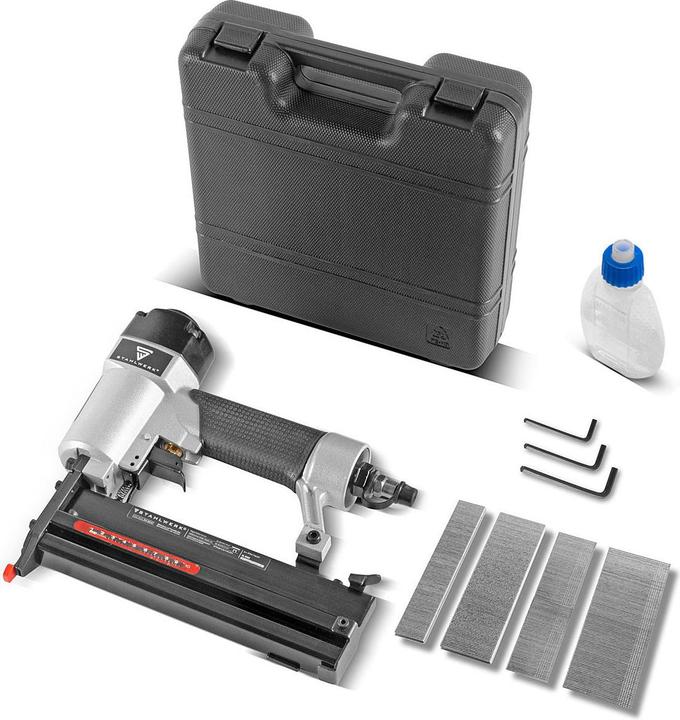 Actual product image Stahlwerk Pneumatic nailer DN-50 ST 2 in 1 with 5-7 bar working pressure