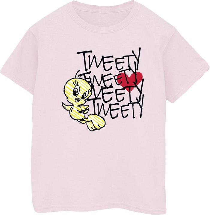 Image du produit Looney Tunes - T-shirt TWEETY LOVE HEART - Femme (XXL)
