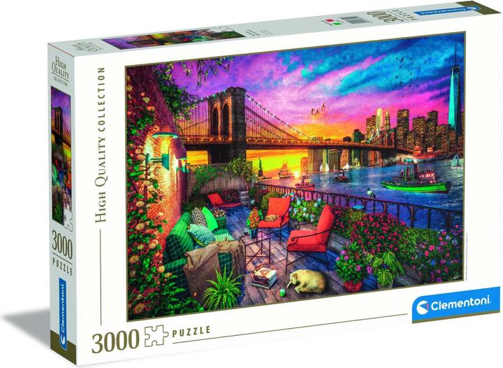 Actual product image Clementoni Manhattan Balcony Sunset Puzzle, 3000pcs. (3000 pieces)