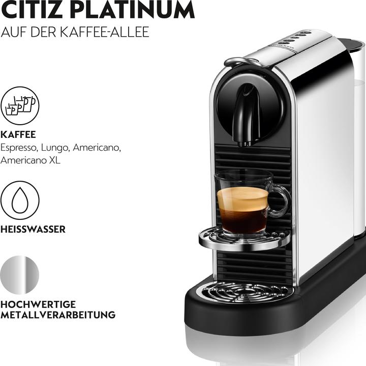 Produktbild De'Longhi Nespresso CitiZ Platinum (NESPRESSO Original)
