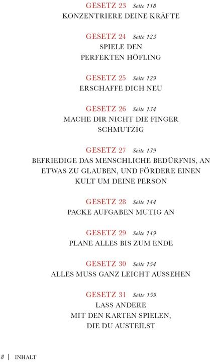 Actual product image Power - Die 48 Gesetze der Macht (German, Robert Greene, 2013)
