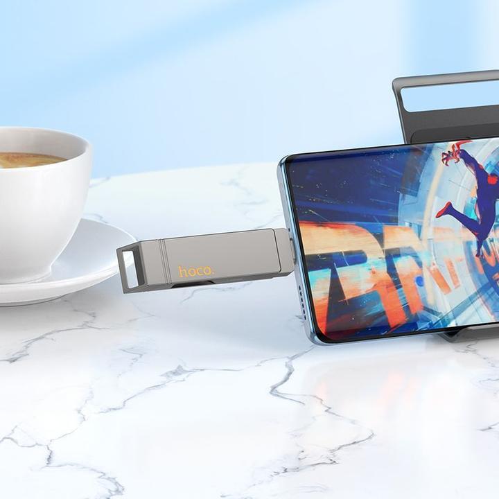 Image du produit Hoco Memory cards pendrive USB A + USB C UD15 256GB USB3.2 (256 Go, USB-A, USB-C)