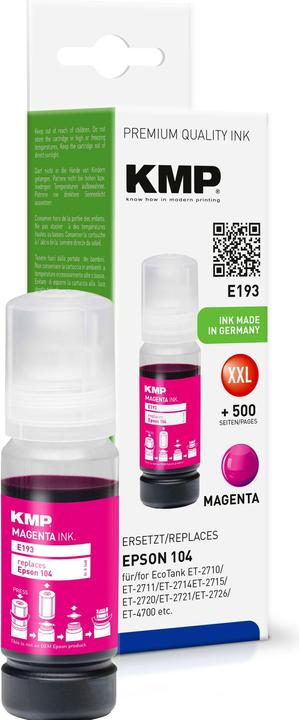KMP E193 - 70 ml - Magenta - kompatibel - Tintenbehälter (M)