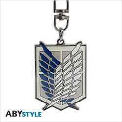 Actual product image ABYstyle Attack on Titan Keychain: Scouts 6cm