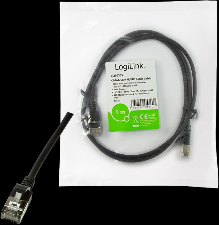 Image du produit LogiLink Câble de réseau (STP, CAT6a, 1 m)