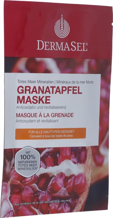 Produktbild DermaSel Maske Granatapfel deutsch/französisch (12 ml)