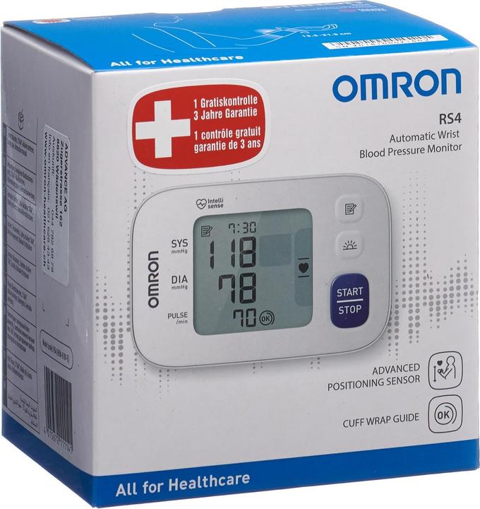 Immagine prodotto Omron RS4 (Misuratore di pressione sanguigna da polso)