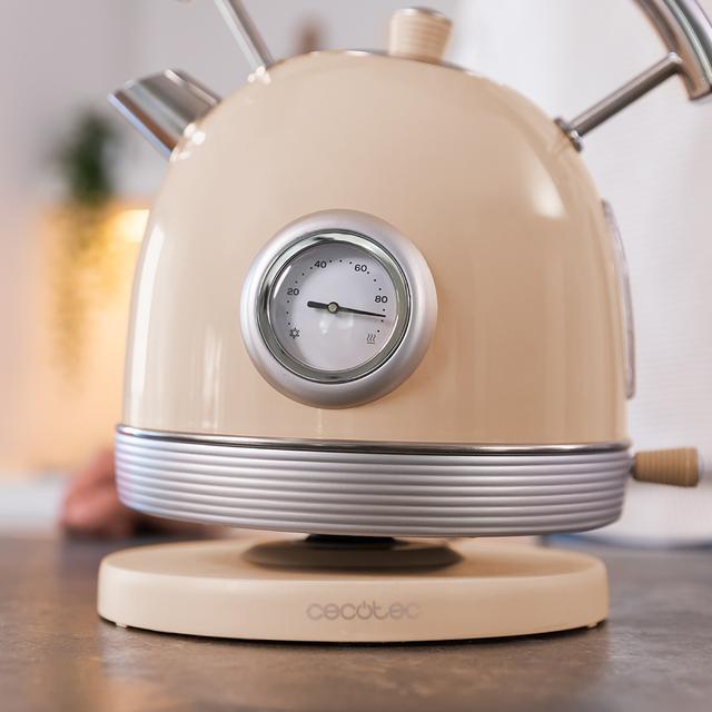 Image du produit Cecotec Hervidor De Agua Thermosense 420 Vintage Light Beige (1.80 l)