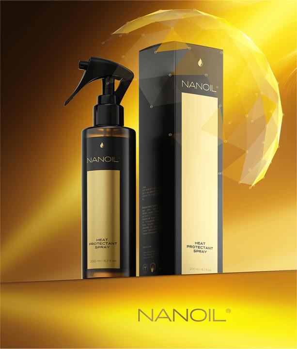 Actual product image Nanoil Heat Protectant Spray (200 ml)
