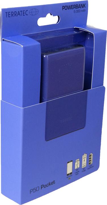 Image du produit Terratec P50 Pocket (5000 mAh, 5 W, 18.50 Wh)