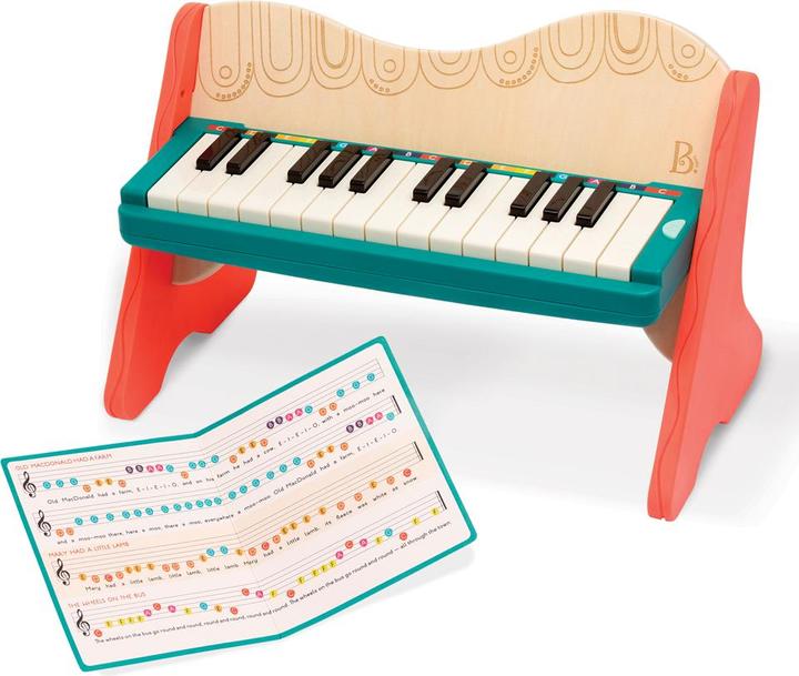 Immagine prodotto B.toys B. Mini Maestro - Mini pianoforte per bambini con 25 tasti e libretto musicale incluso (Inglese)