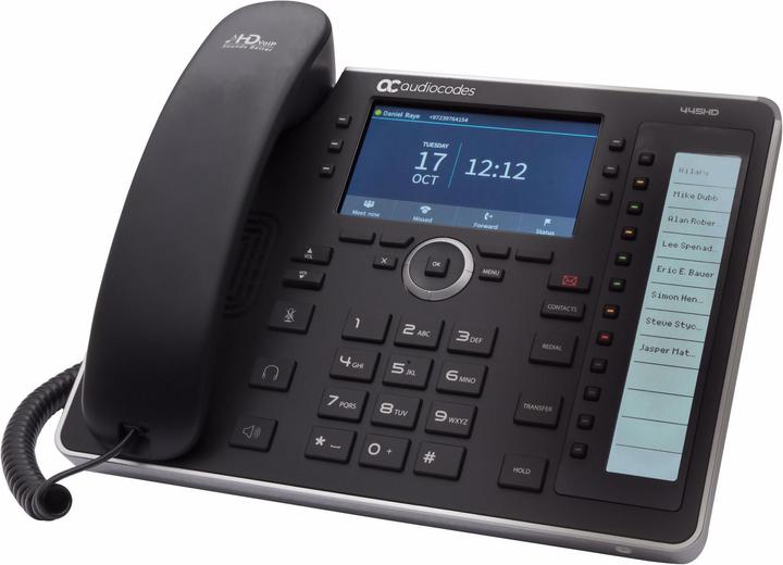 Audiocodes Tischtelefon 445HD Skype for Business