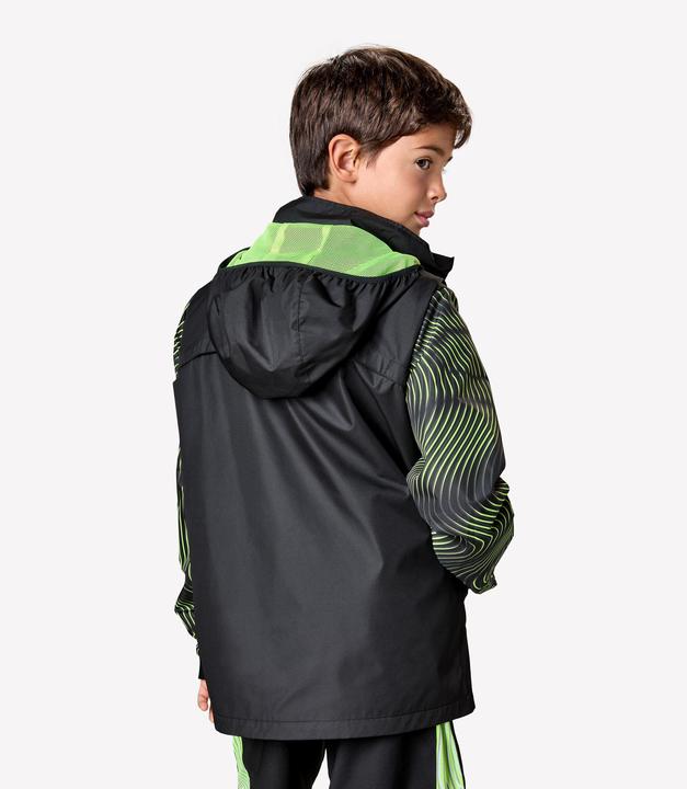 Image du produit Kipsta Coupe-Pluie De Football Enfant Viralto Jr Wavy Noir & Jaune Fluo (122)