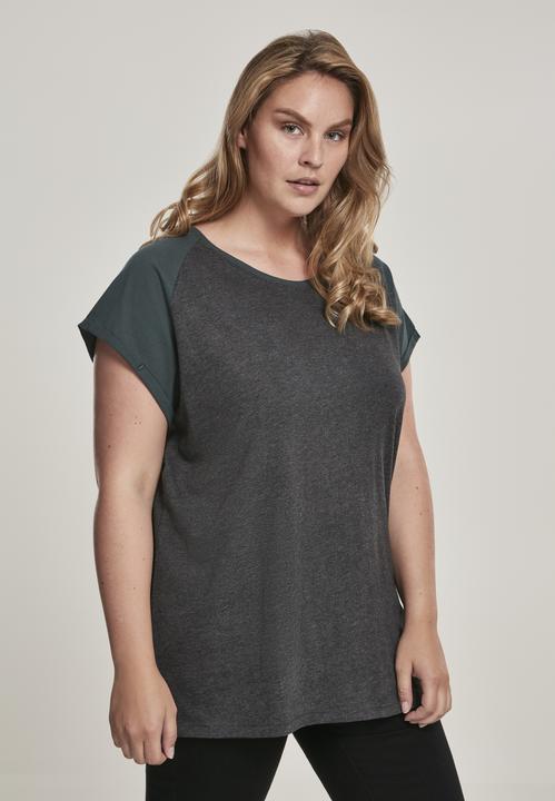 Immagine prodotto Urban Classics Tee Raglan a contrasto da donna (3XL)