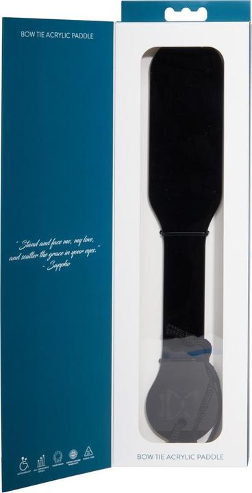 Actual product image Sportsheets Sincerely Bow Tie Acrylic Paddle (13.50 cm)