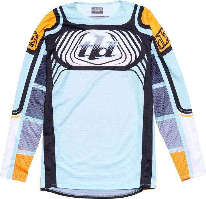 Troy Lee Designs SE Pro Jersey, Wavez, bleached aqua, XL (XL)