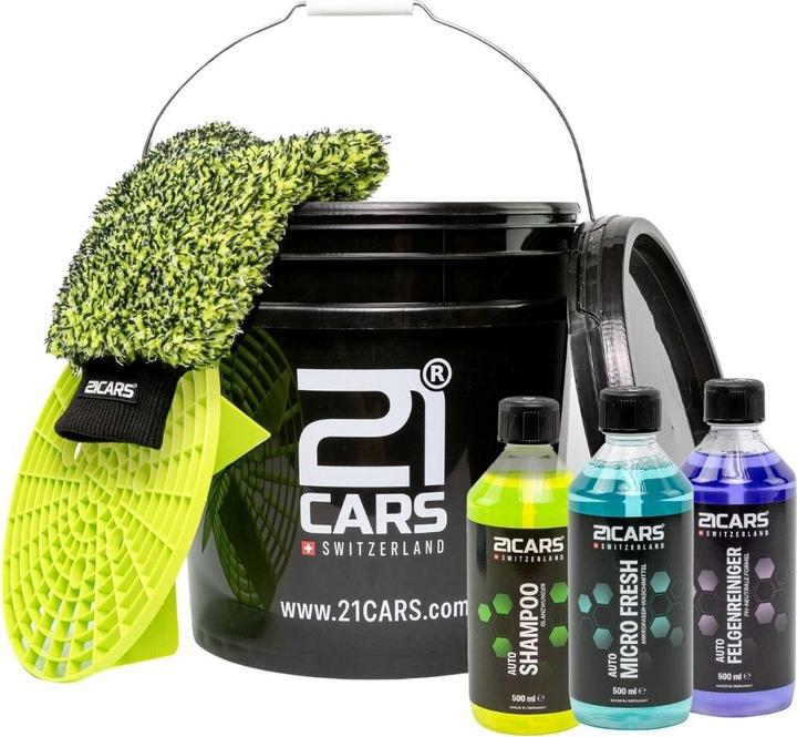Produktbild 21cars Autowaschset Black Edition
