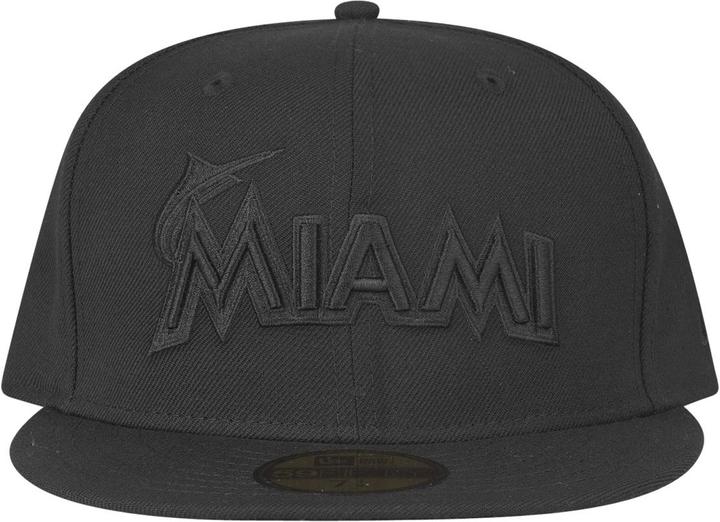 Produktbild New Era 59Fifty Cap - MLB BLACK Miami Marlins - 7 3/8 (7 3/8)