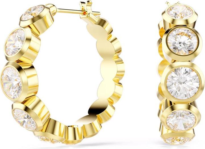 Image du produit Swarovski Imber Kreolen Rundschliff Weiss Gold (Métal Swarovski)