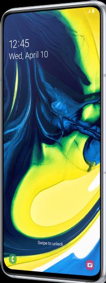 Actual product image Samsung Galaxy A80 (128 GB, Ghost White, 6.70", Dual SIM, 48 Mpx, 4G)