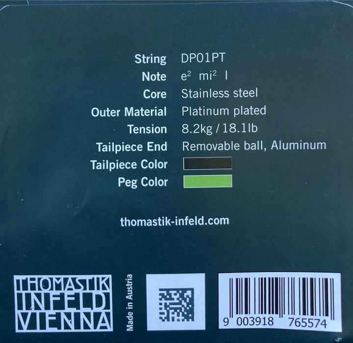 Actual product image Thomastik Dominant Pro DP01PT (1 x, violin, 0.01")