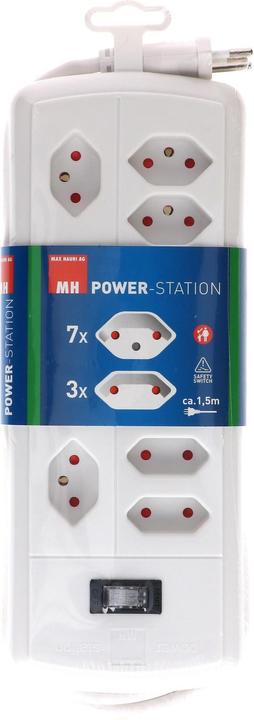 Produktbild Max Hauri Cable Home Kabelmanagement Set: Box gross + Power-Station + Spiralschlauch