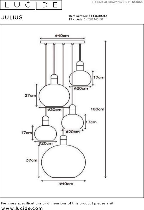 Image du produit Lucide Julius (E27)