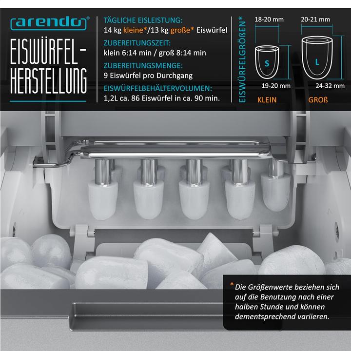 Image du produit Arendo Machine à glaçons
