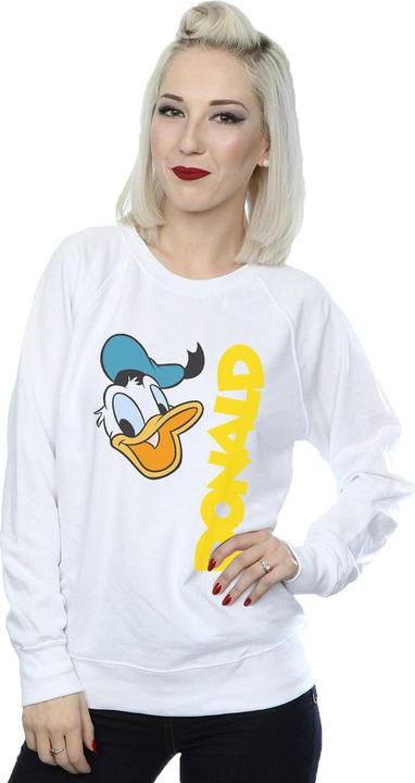 Actual product image Disney Womens/Ladies Donald Duck Greetings Sweatshirt (XXL)