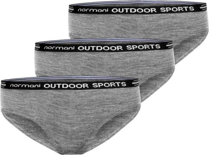 Normani 3er Pack Damen Merino Slip „Albury“ - 8545 (XS, 3er Pack)