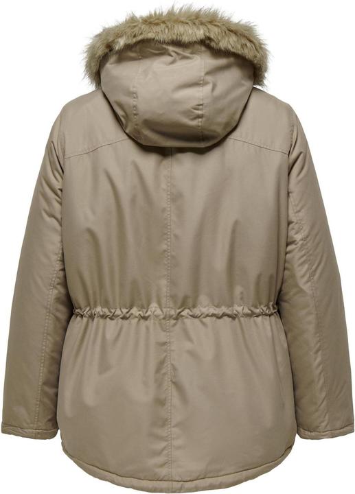 Produktbild Only Kapuze mit abnehmbarem Kunstfell-Rand Curve Parka Langer Parka (M)