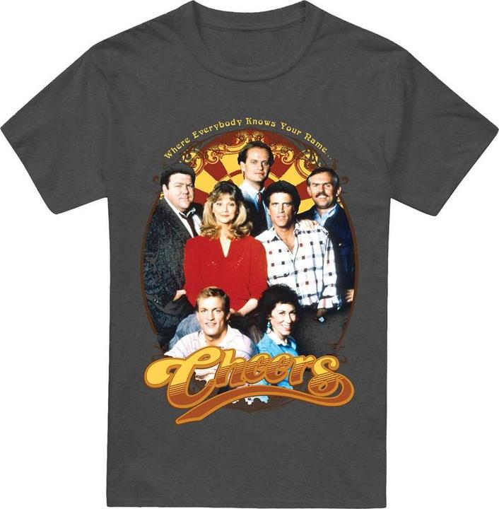 Actual product image Cheers Unisex Adult Group Shot T-Shirt (M)