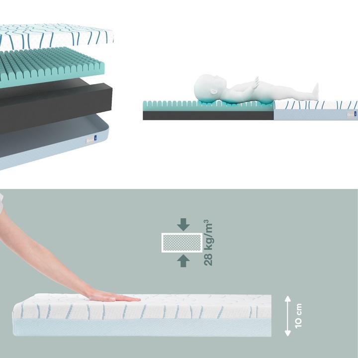 Image du produit Babymoov Cosy'Lite ergonomic mattress 70x140cm (140 x 70 cm)