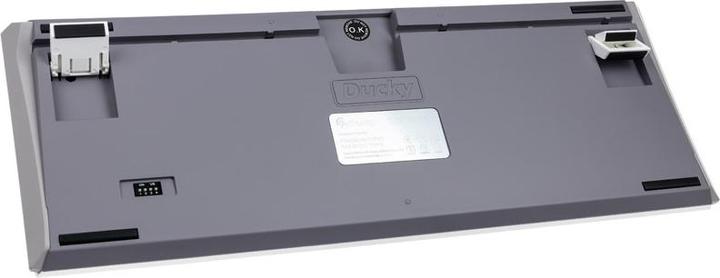 Produktbild Ducky One 3 Mist Grey TKL Gaming Tastatur, RGB LED - MX-Speed-Silver (US) (US, Kabelgebunden)