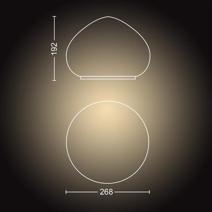 Actual product image Philips Hue Wellness Base BT (806 lm, E27)