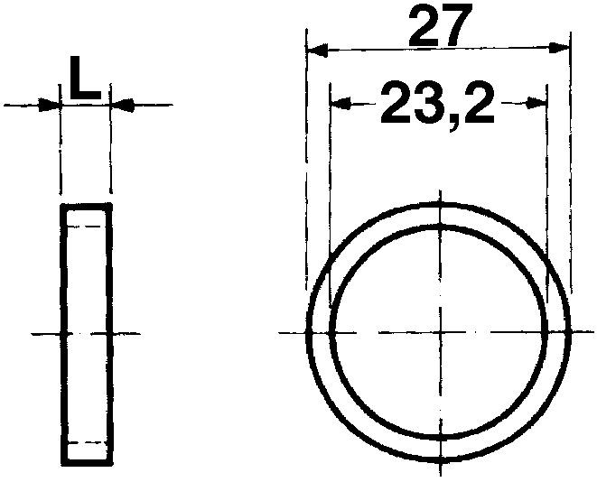 Actual product image Kaba Spacer sleeves (Profile cylinder)
