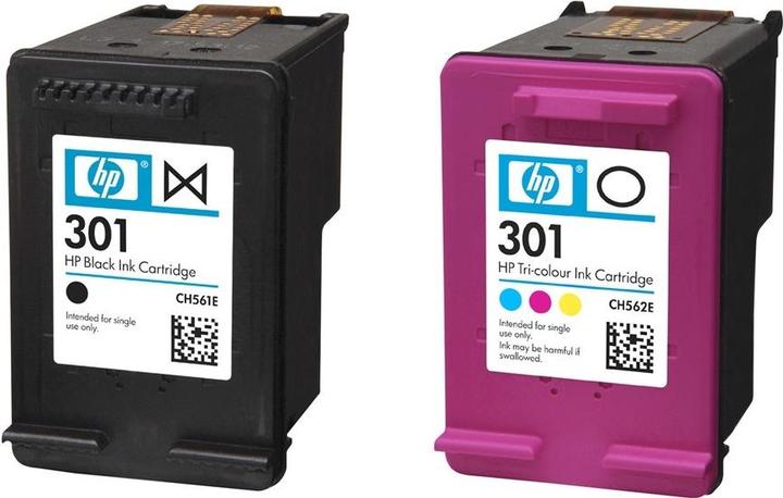 Productafbeelding HP 301 2-pack (M, BK, C, Y)